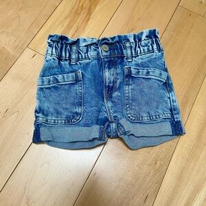 Gap girls high waist jeans sinch Blue Denim Kids Shorts 4T
